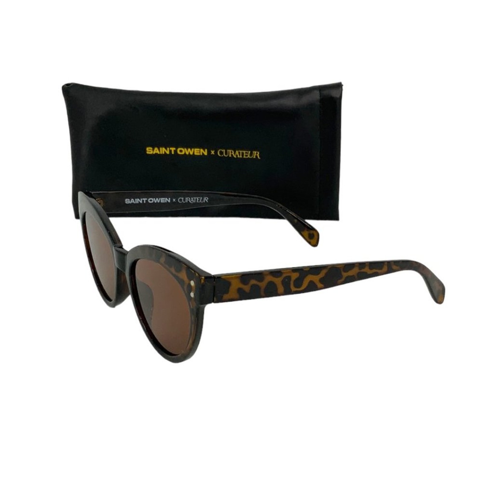 Saint Owen X Curateur Wylde Tortoise Shell Sunglasses Nwt $95 Msrp — image 6 of 8